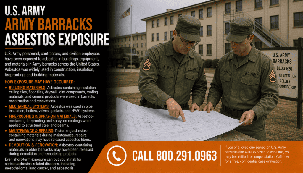 Army Barracks Asbestos Exposure Mesothelioma Lawsuit