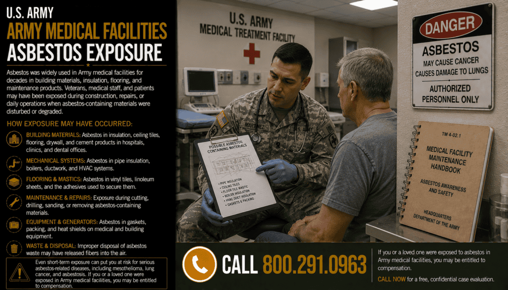 Army Medical Facilities Asbestos Exposure Lawsuit Mesothelioma Cancer