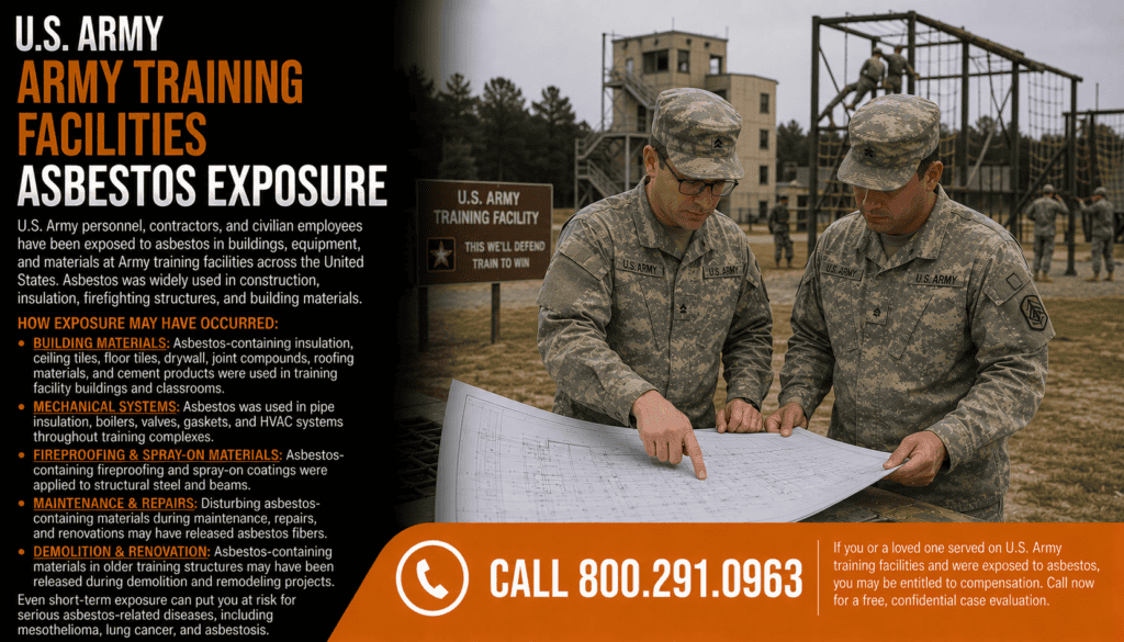 Army Training Facilities Asbestos Exposure Mesothelioma Lawsuit
