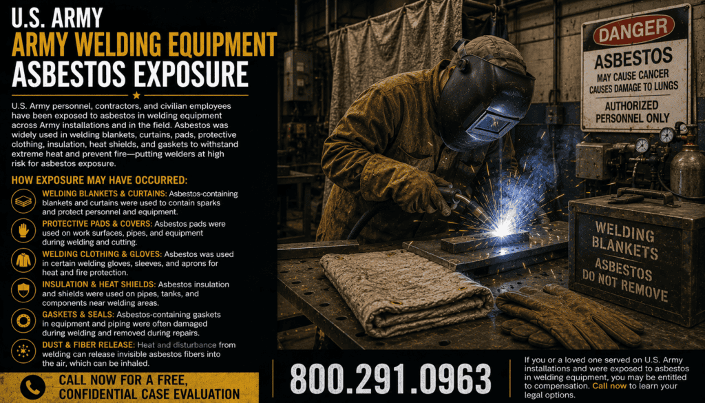 Army Welding Equipment Asbestos Exposure Lawsuit Mesothelioma