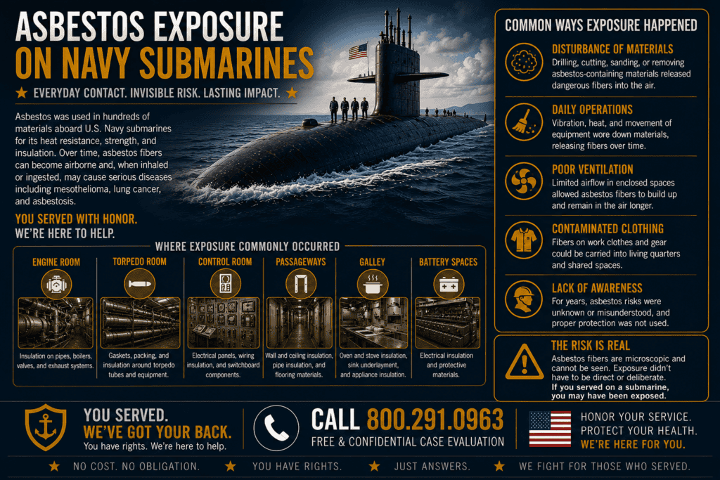 Asbestos Exposure on Navy Submarines - Mesothelioma Cancer Lawsuit