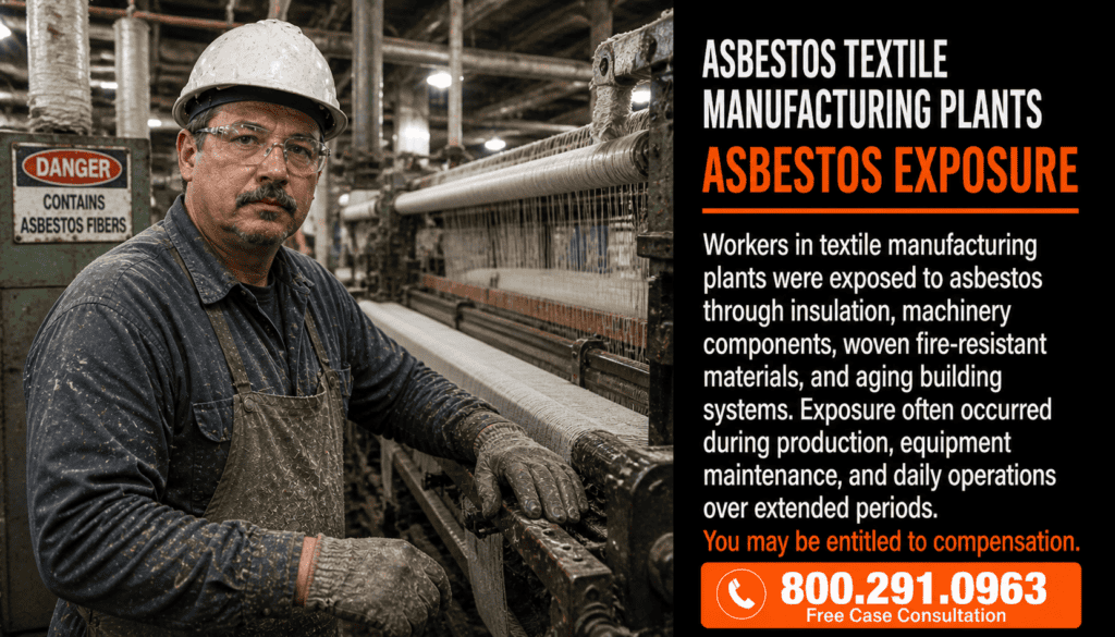 Asbestos Textile Manufacturing Plants Asbestos Exposure Mesothelioma Lawsuit