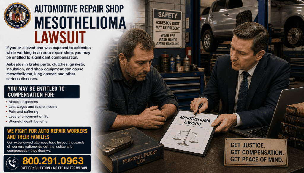 Automotive Repair Shop Mesothelioma Lawsuit