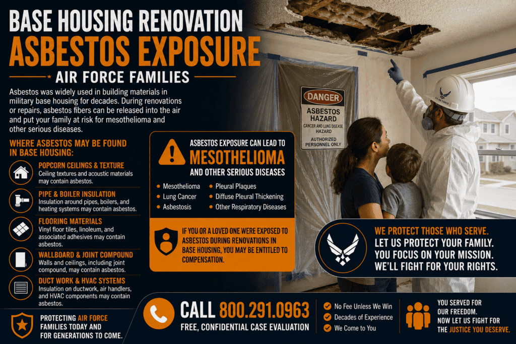 Base Housing Renovation Asbestos Exposure (Air Force) Mesothelioma Lawsuit