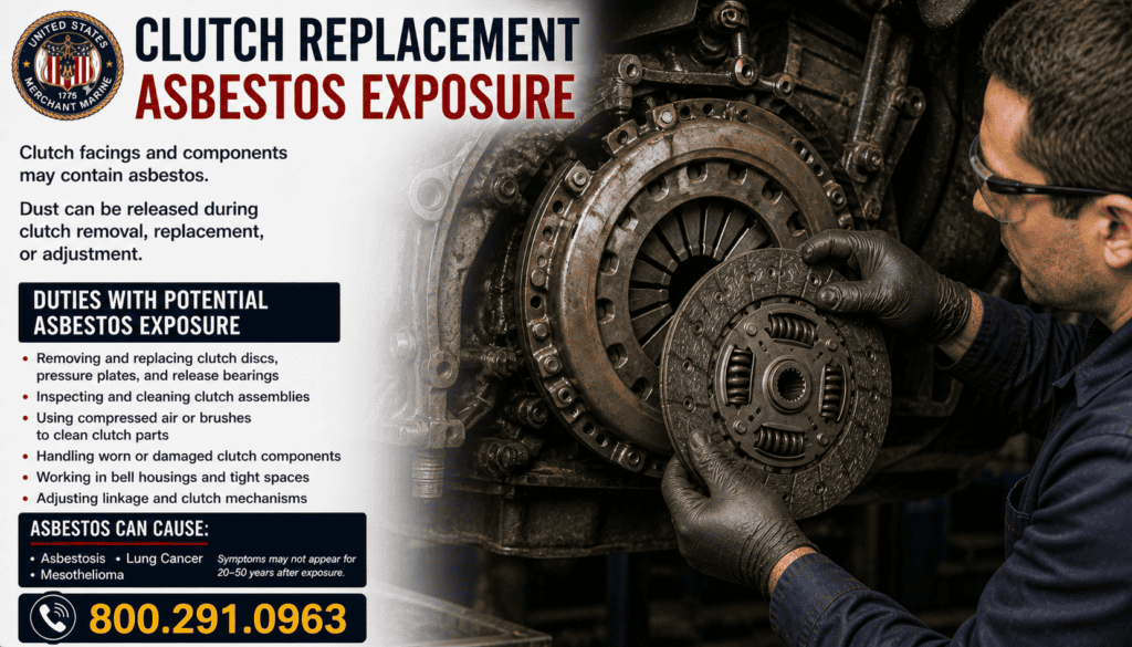 Clutch Replacement Asbestos Exposure Mesothelioma Lawsuit