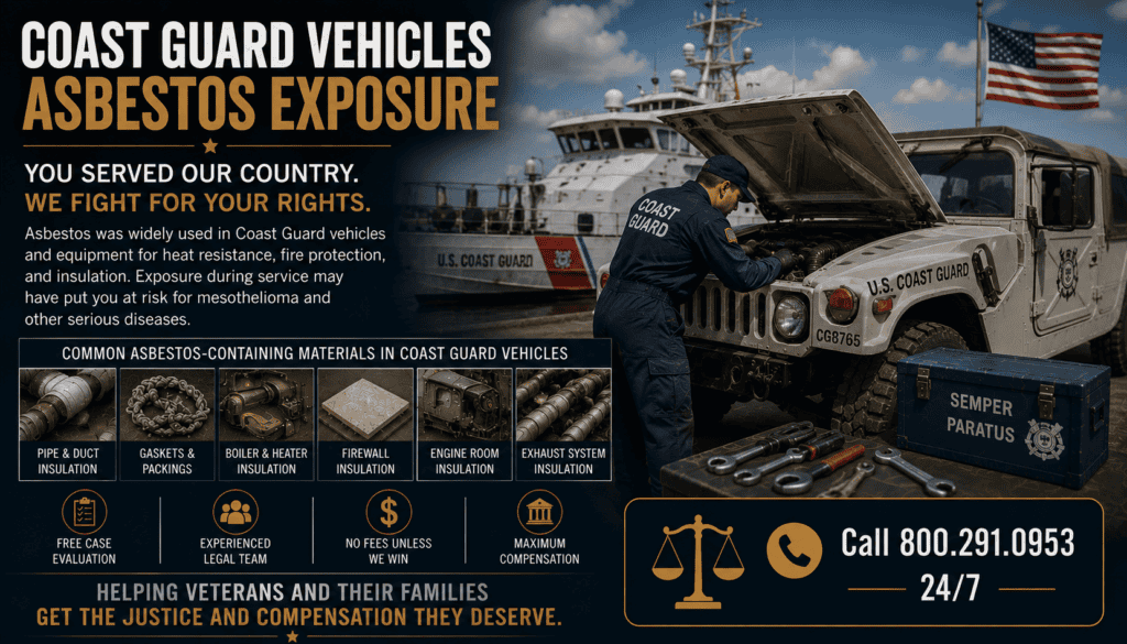 Coast Guard Vehicles Asbestos Exposure Mesothelioma Lawsuit