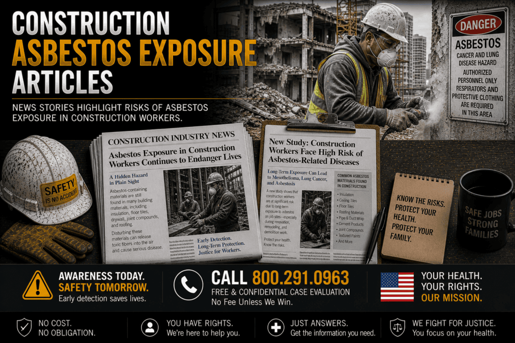 Construction Asbestos Exposure Articles Mesothelioma Lawsuit