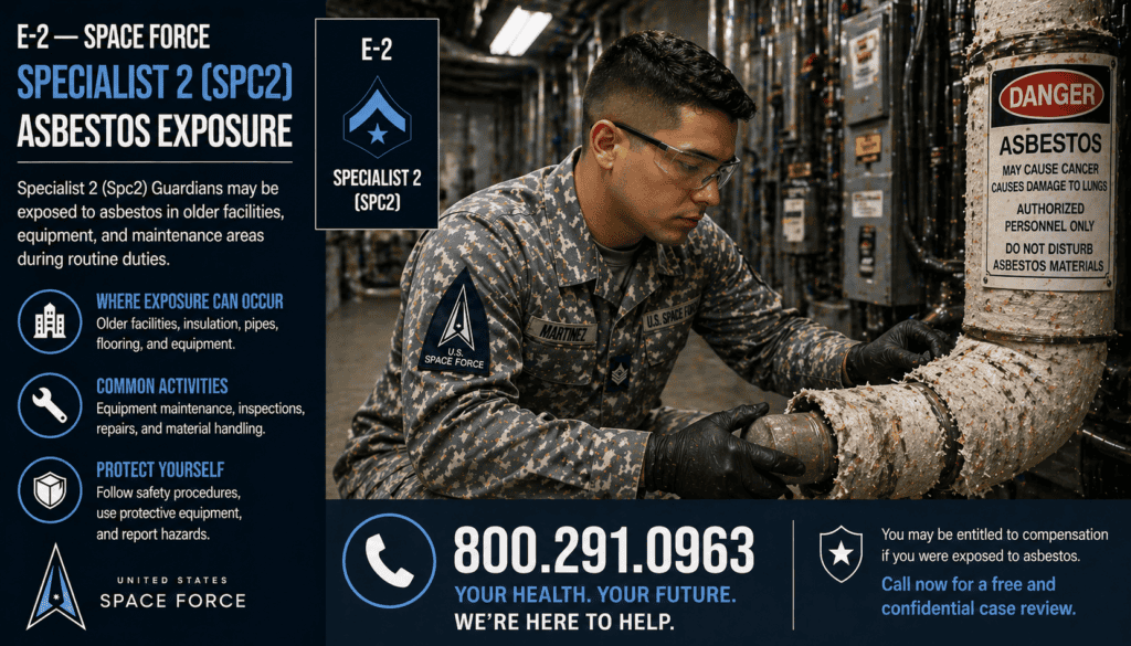 E-2 — Space Force Specialist 2 (Spc2) Asbestos Exposure Mesothelioma Lawsuit