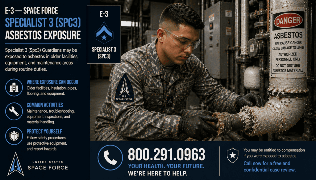 E-3 — Space Force Specialist 3 (Spc3) Mesothelioma Lawsuit