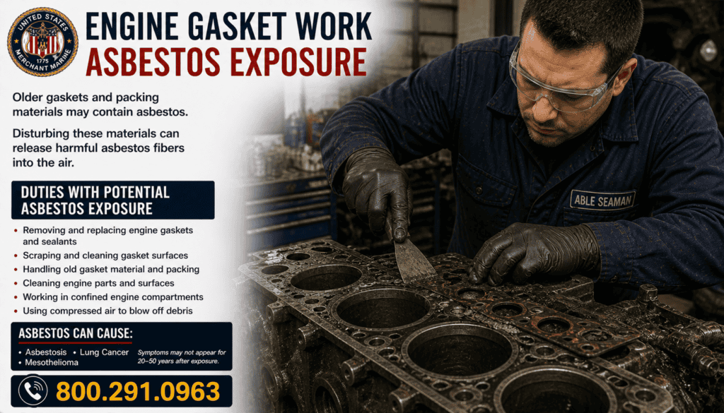 Engine Gasket Work Asbestos Exposure Mesothelioma Lawsuit
