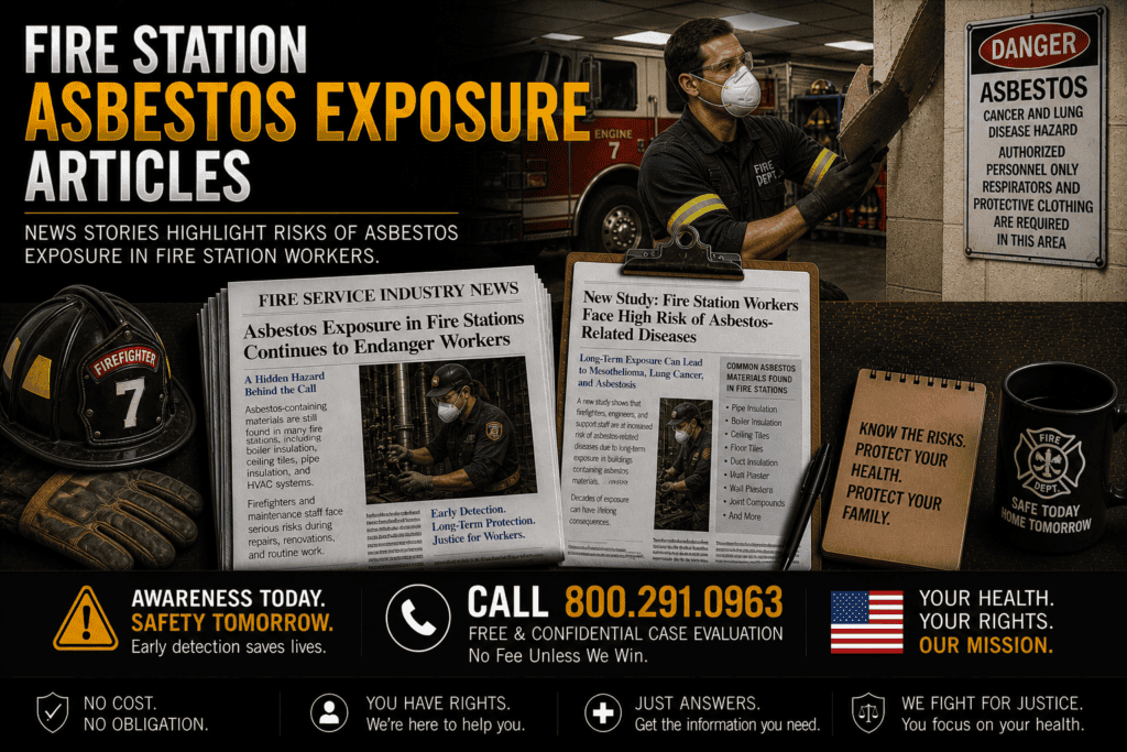 Fire Station Asbestos Exposure Articles Mesothelioma Lawsuit