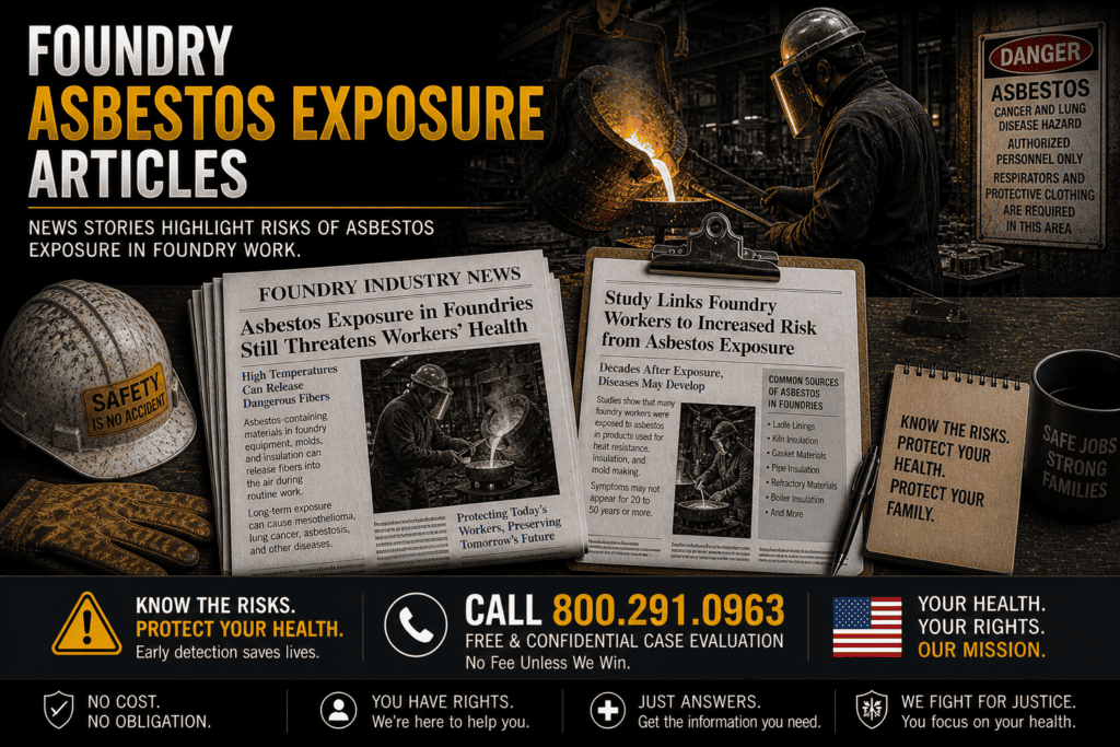 Foundry Asbestos Exposure Articles Mesothelioma Lawsuit
