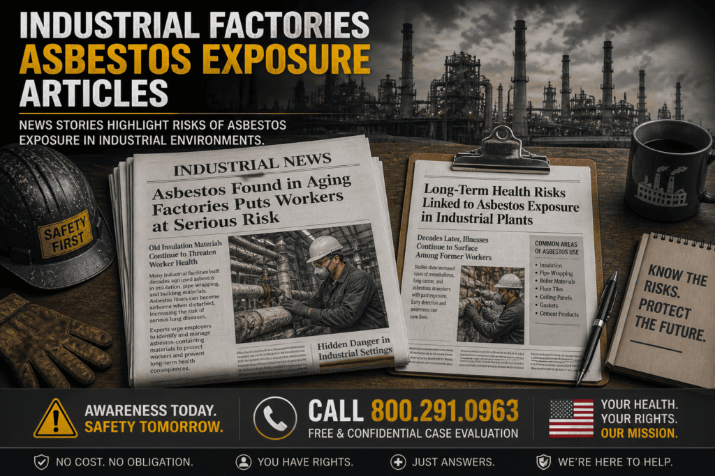 Industrial Factories Asbestos Exposure Articles Mesothelioma Lawsuit