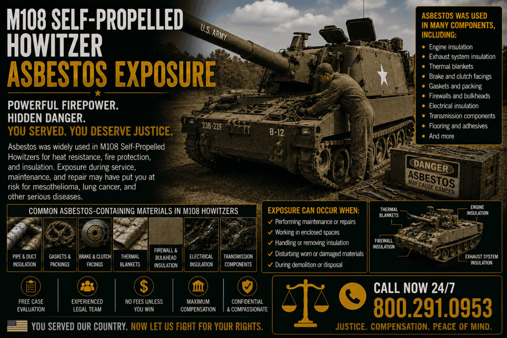 M108 Self-Propelled Howitzer Asbestos Exposure Lawsuit
