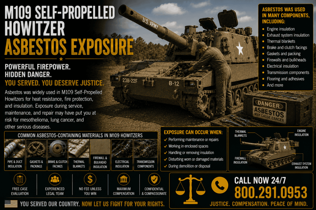 M109 Self-Propelled Howitzer Asbestos Exposure Lawsuit