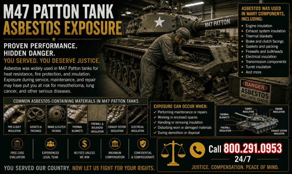 M47 Patton Tank Asbestos Exposure Lawsuit