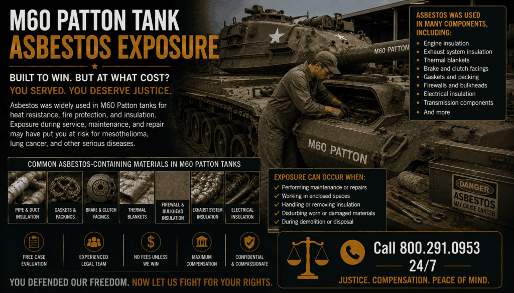 M60 Patton Tank Asbestos Exposure Lawsuit