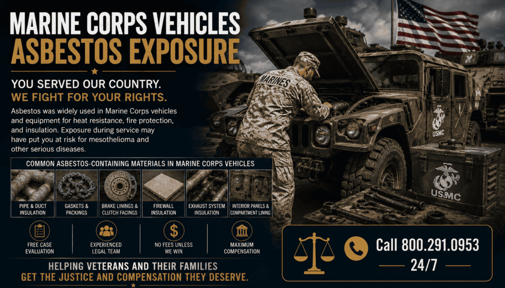 Marine Corps Vehicles Asbestos Exposure Lawsuit