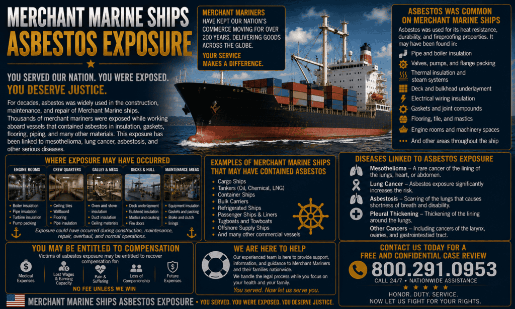 Merchant Marine Ships Asbestos Exposure Lawsuit