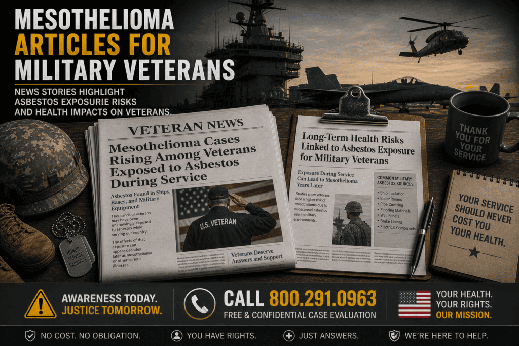 Mesothelioma Articles for Military Veterans - Mesothelioma Lawsuit