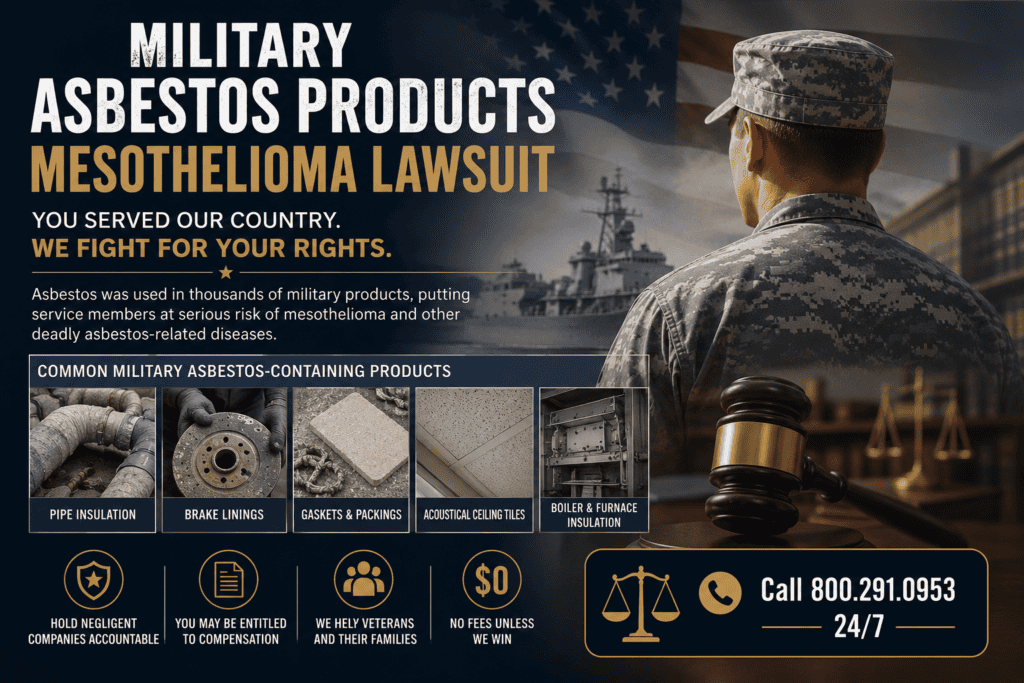 Military Asbestos Products Mesothelioma Lawsuit