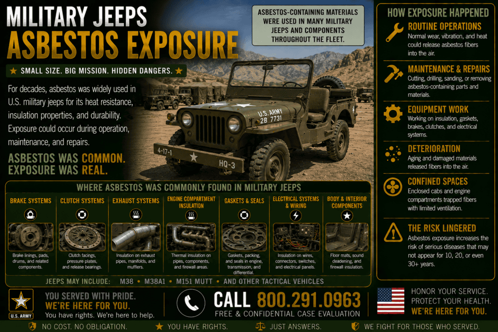 Military Jeeps Asbestos Exposure Mesothelioma Lawsuit