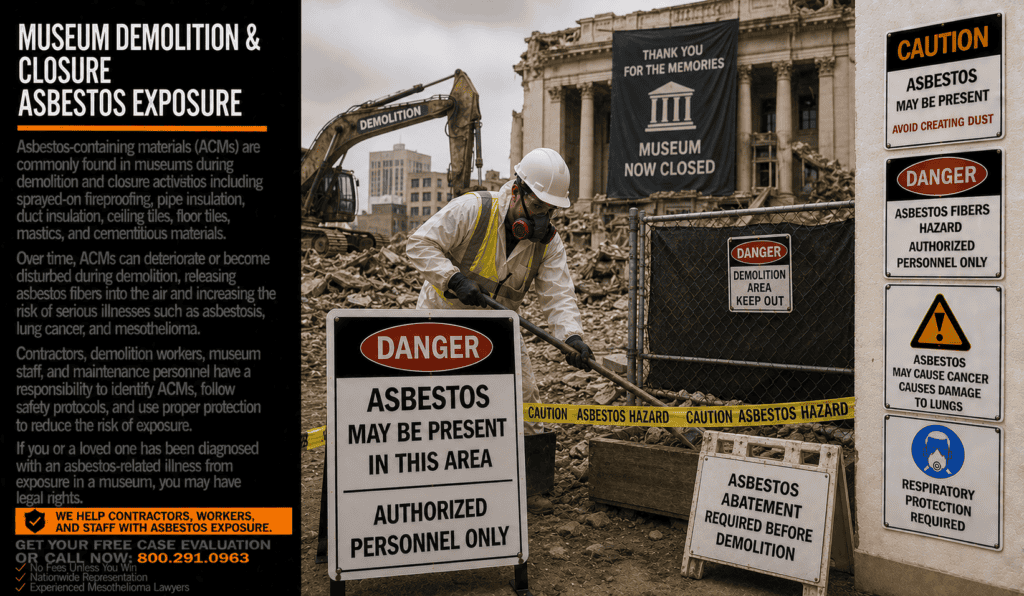 Museum Demolition & Closure Asbestos Exposure Mesothelioma Lawsuit