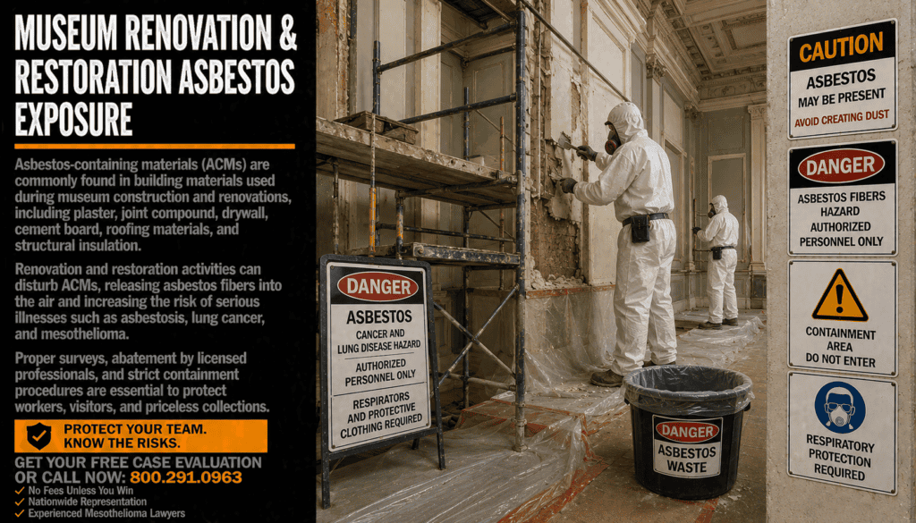 Museum Renovation & Restoration Asbestos Exposure Mesothelioma Lawsuit