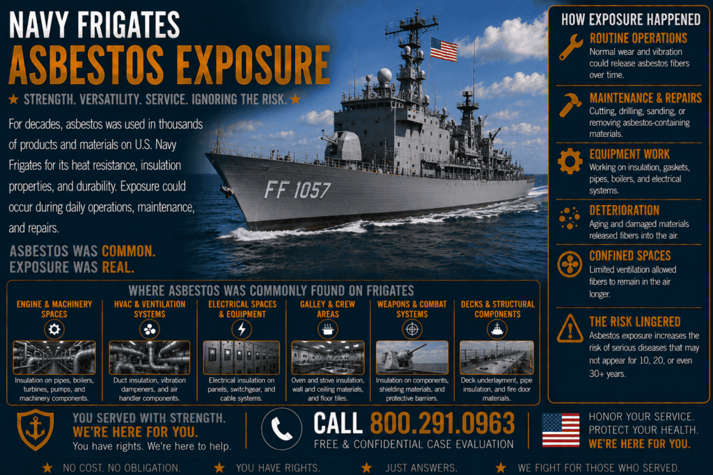 Navy Frigates Asbestos Exposure Lawsuit Mesothelioma