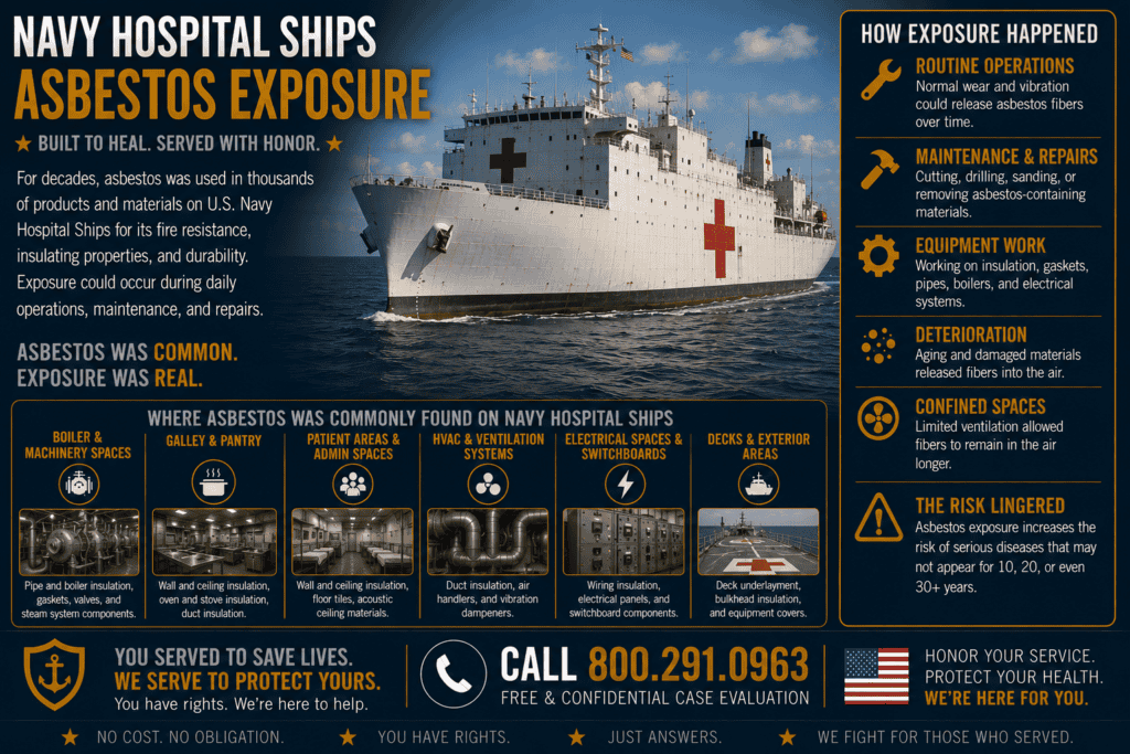 Navy Hospital Ships (AH) Asbestos Exposure Lawsuit