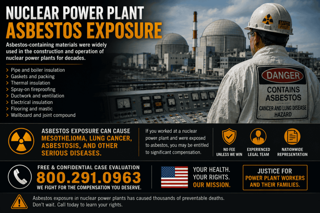 Nuclear Power Plant Asbestos Exposure Mesothelioma Lawsuit Claim