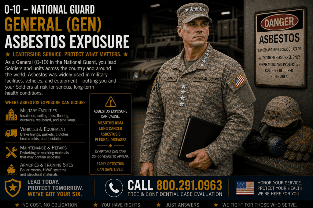 O-10 — National Guard General (GEN) Asbestos Exposure Lawsuit