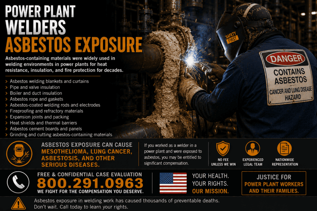 Power Plant Welders Asbestos Exposure Mesothelioma Lawsuit