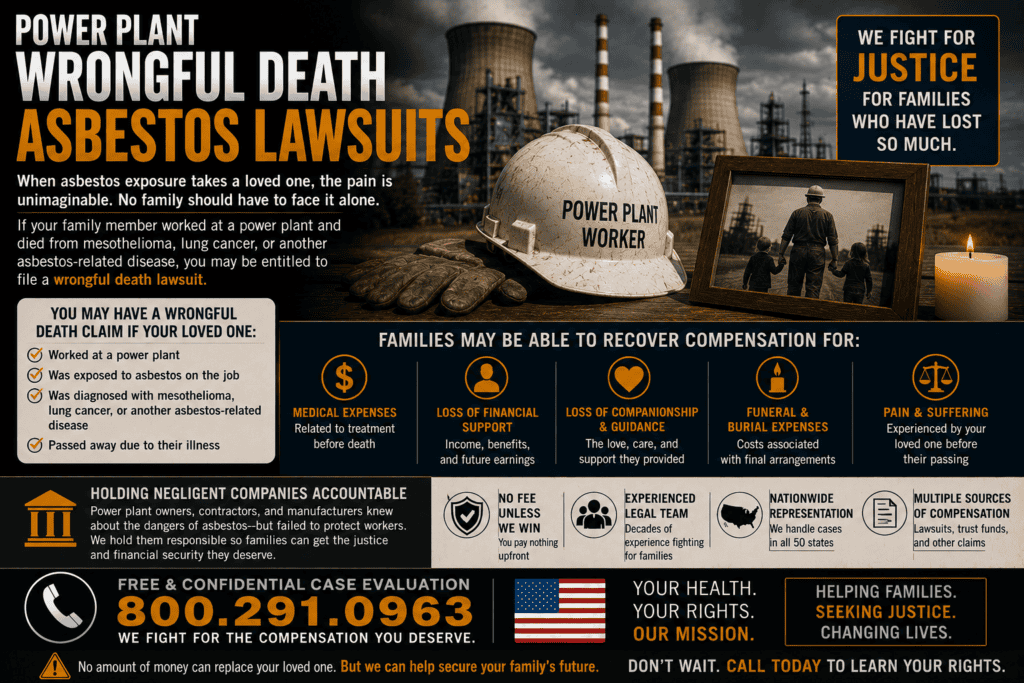 Power Plant Wrongful Death Asbestos Lawsuit