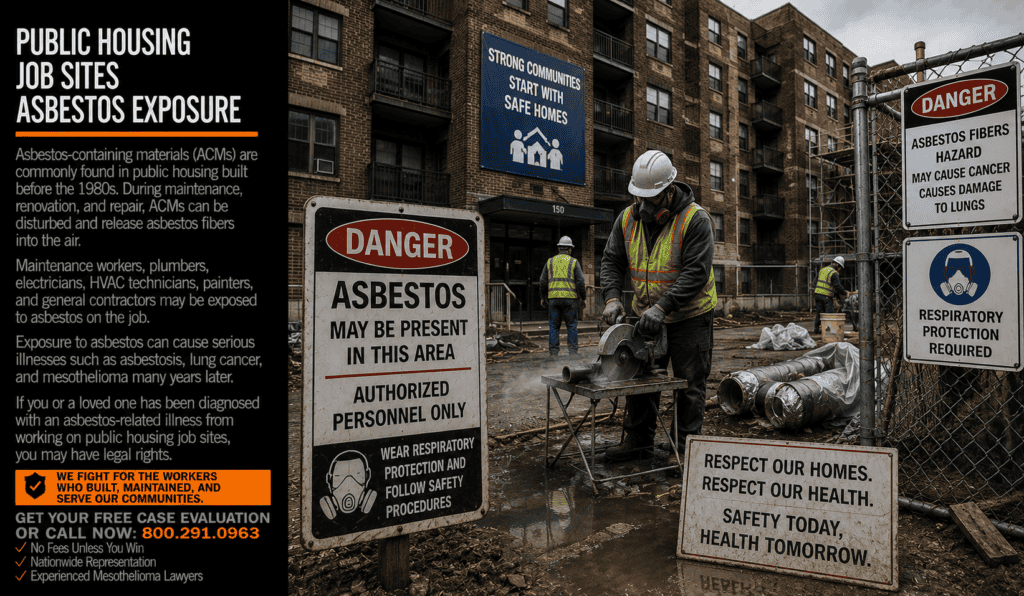 Public Housing Job Sites Asbestos Exposure Mesothelioma Lawsuit Claim
