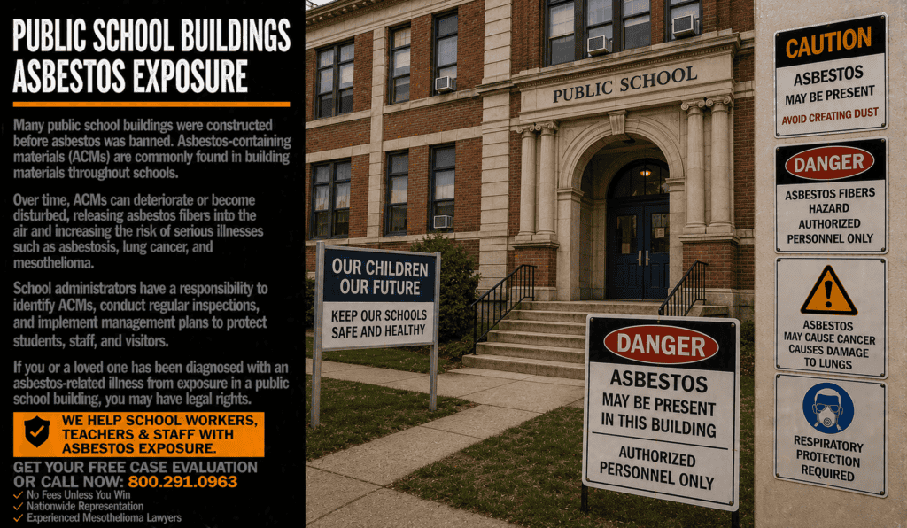 Public School Buildings Asbestos Exposure Mesothelioma Lawsuit