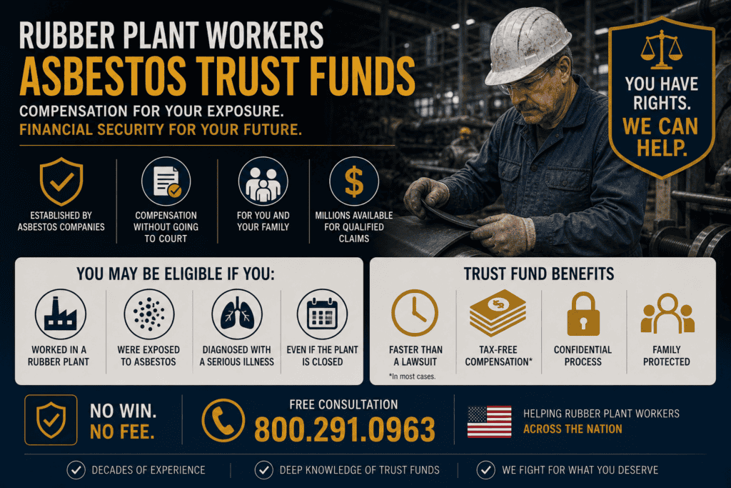 Rubber Plant Asbestos Trust Funds Mesothelioma Lawsuit