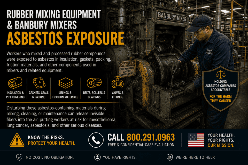 Rubber Plant Boilers, Powerhouses & Steam Systems Asbestos Exposure Mesothelioma Lawsuit