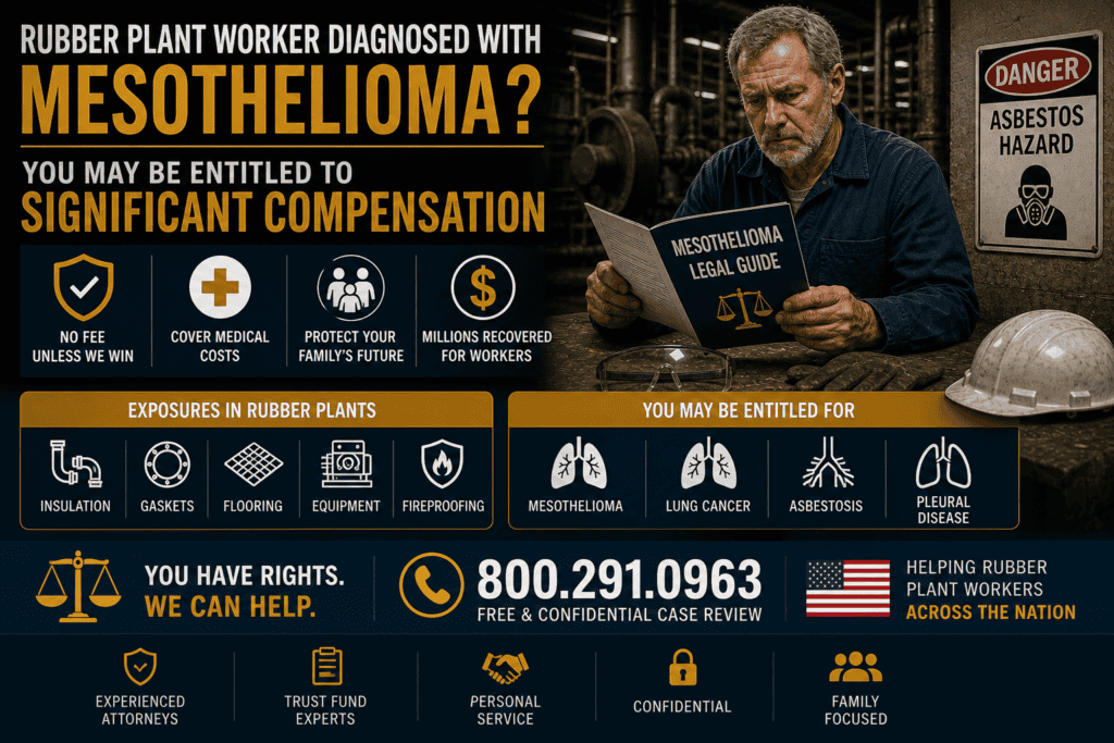 Rubber Plant Mesothelioma Lawsuit Asbestos Exposure