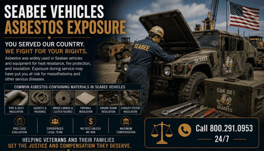 Seabee Vehicles Asbestos Exposure Lawsuit