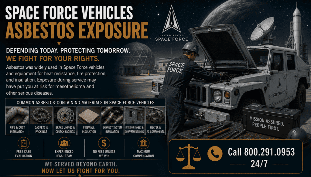 Space Force Vehicles Asbestos Exposure Mesothelioma Lawsuit