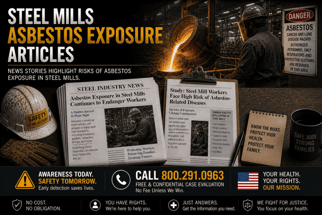 Steel Mills Asbestos Exposure Articles Mesothelioma Lawsuit