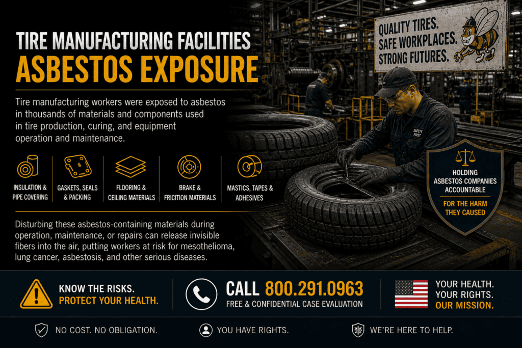Tire Manufacturing Facilities Asbestos Exposure Mesothelioma Lawsuit