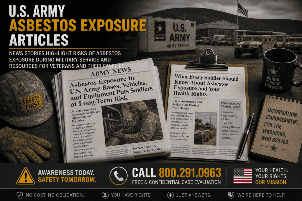 U.S. Army Asbestos Exposure Articles - Mesothelioma Lawsuit