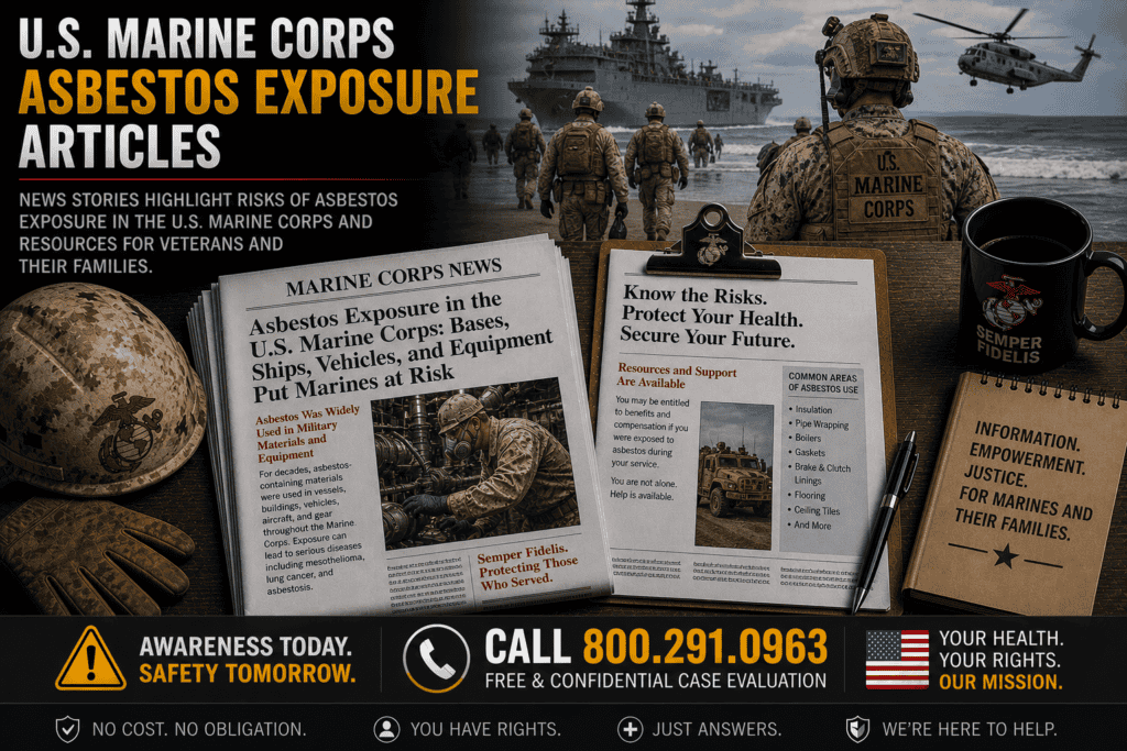 U.S. Marine Corps Asbestos Exposure Articles - Asbestos Mesothelioma Lawsuit