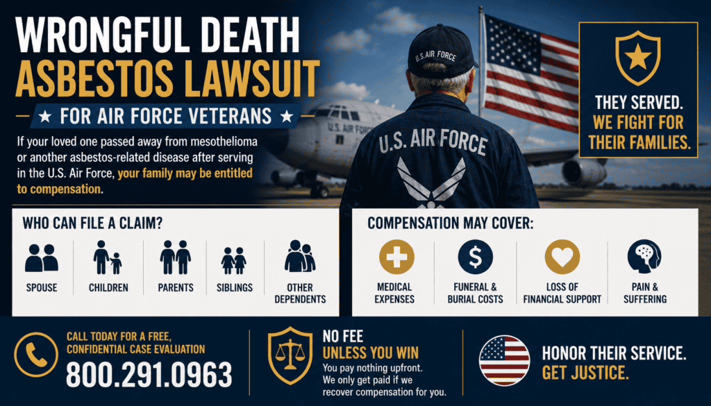 Wrongful Death Lawsuits for Air Force Veterans Mesothelioma Lawsuit