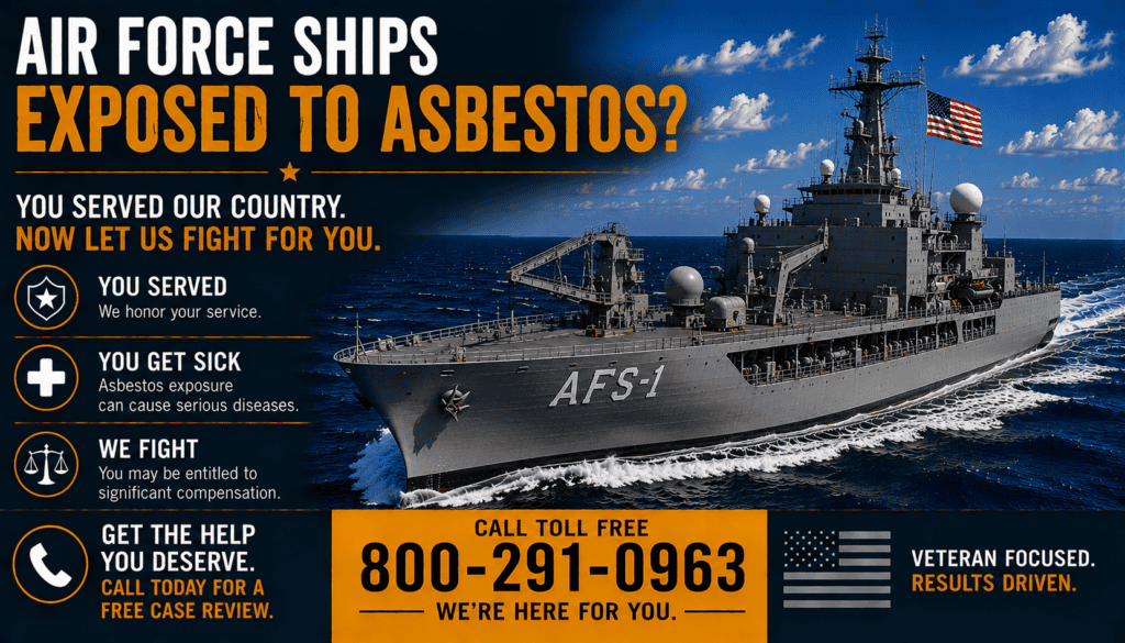 Air Force Ships Mesothelioma Lawsuit