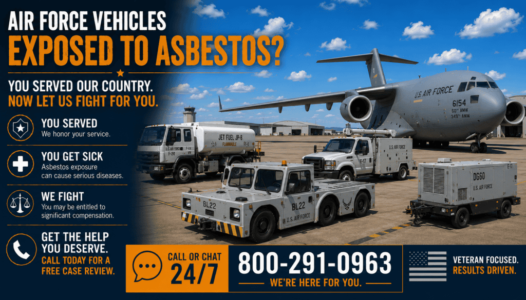 Air Force Vehicles Asbestos Exposure Lawsuit