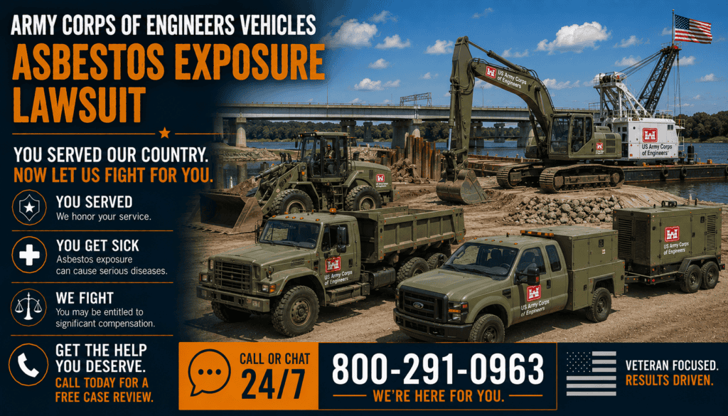 Army Corps of Engineers Vehicles Asbestos Exposure Lawsuit