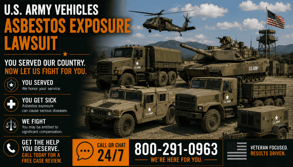 Army Vehicles Asbestos Exposure Lawsuit